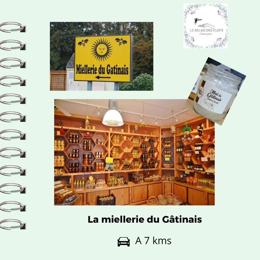 Le Relais Des Clefs - Au Calme Du Gatinais - Escapade A Deux - Terrasse Privee - Wifi - Offre Romantique Sur Demande Valpuiseaux Exteriör bild